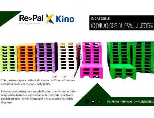 Unveiling RePal Pallets- PT Kino Indonesia Tbk Colored Pallet Innovation!